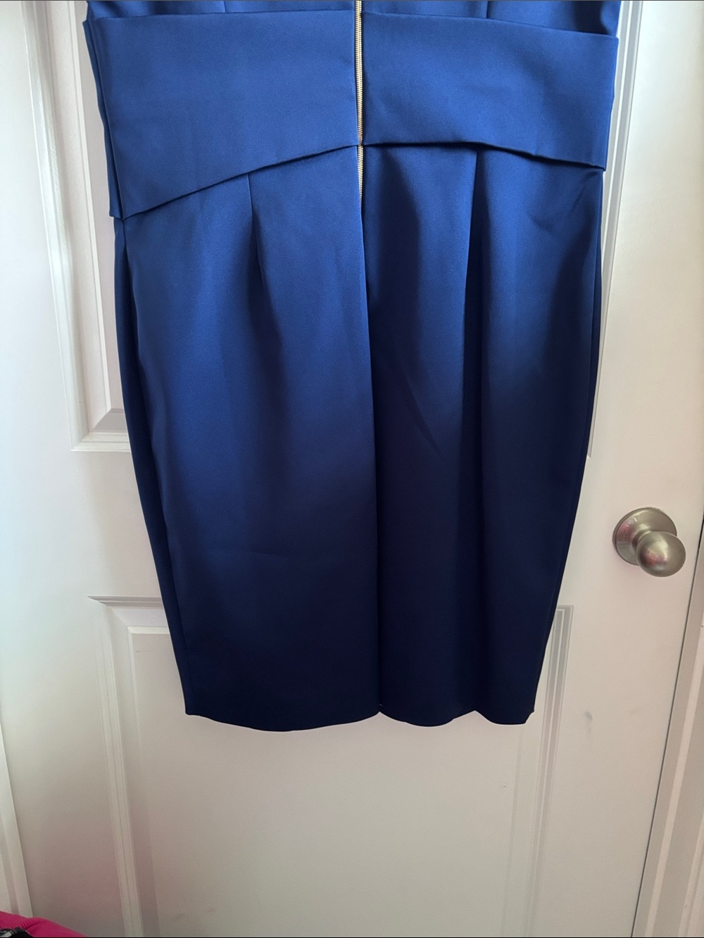 The Fold Ladies' Royal Blue Midi Sheath Dress - Picture 5 of 5